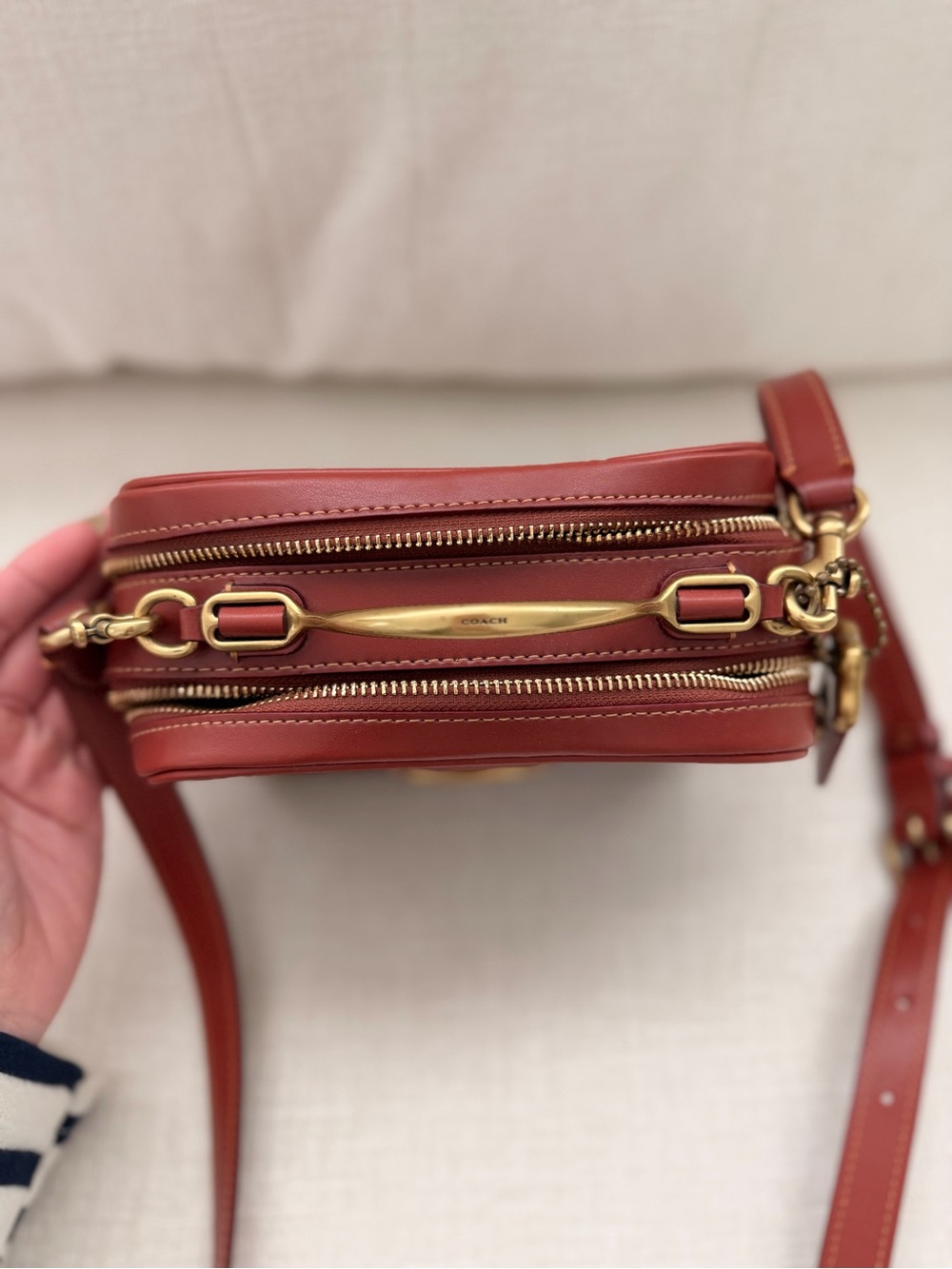 Coach Signature Canvas Crossbody - Picture 2 of 9